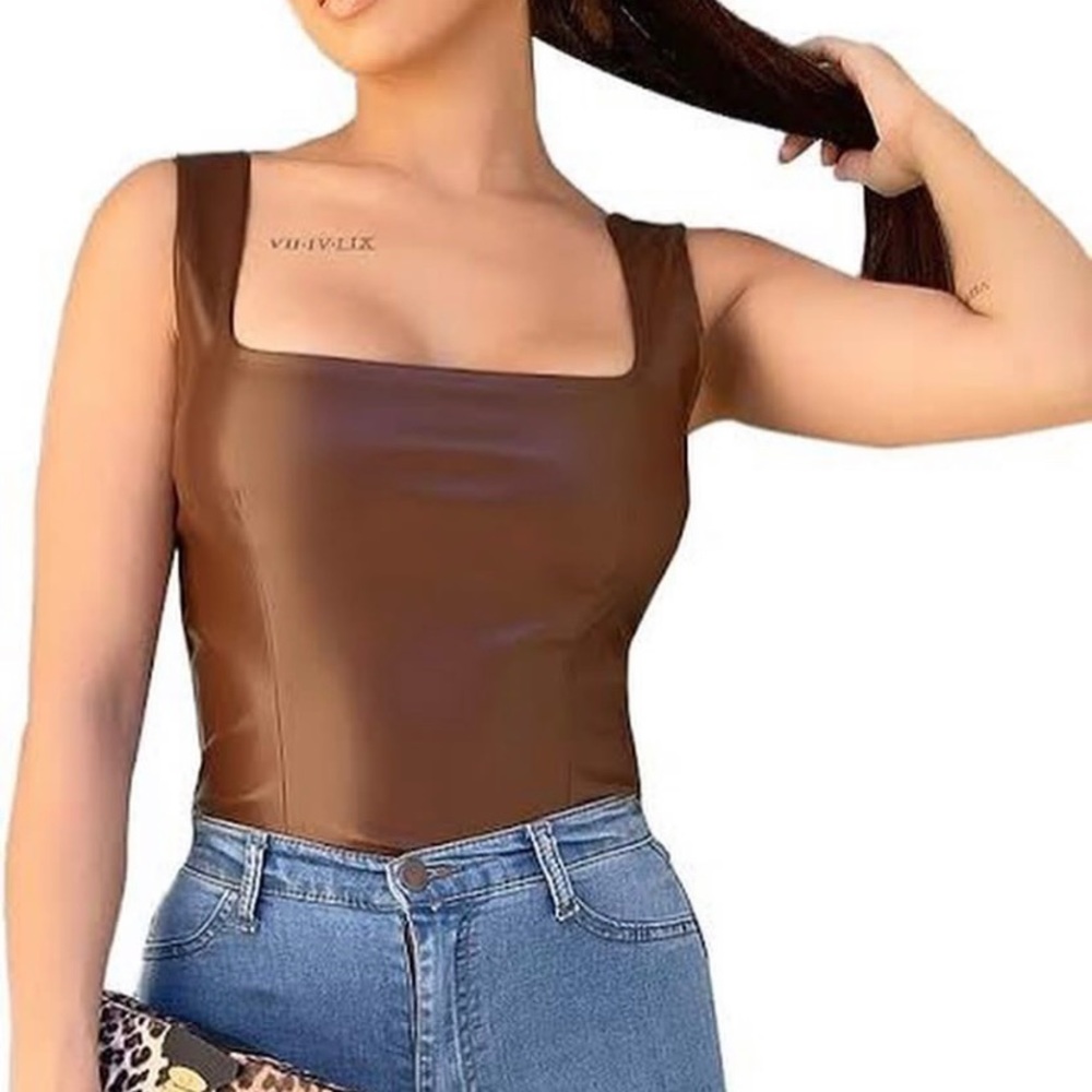 Leather top Shein - Picture 1 of 6
